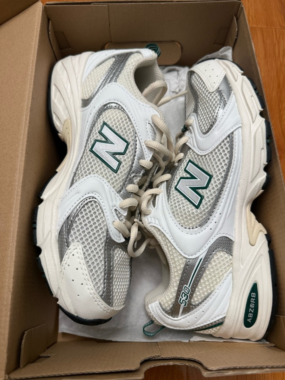 New Balance Green 530 Athletic Sneakers - 7